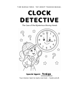 Clock Reading packet, page 1
