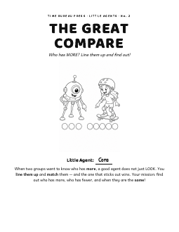 The Great Compare packet, page 1