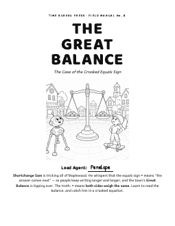 The Great Balance packet, page 1